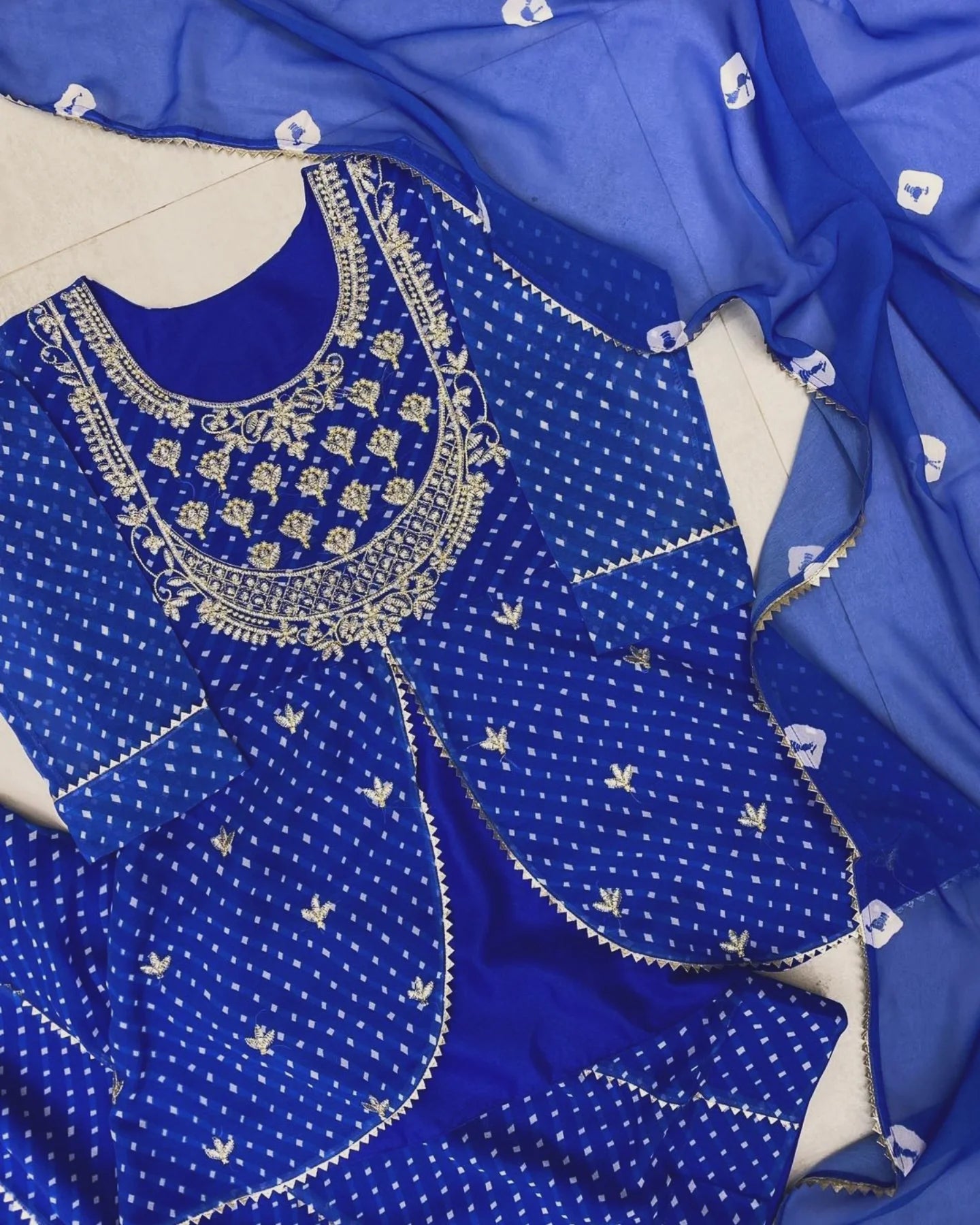 💙✨ NEW PARTY WEAR LOOK – TOP & LEHENGA WITH DUPATTA ✨💙